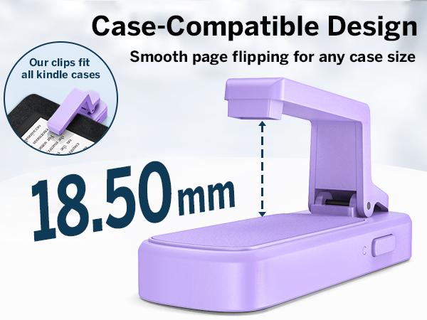 DATAFY Page Turner Ring for Kindle, Hands-Free Remote Control with Storage Bag, Camera Shutter & Video Recording, eReaders Clicker for Kindle iPad iPhone Tablets