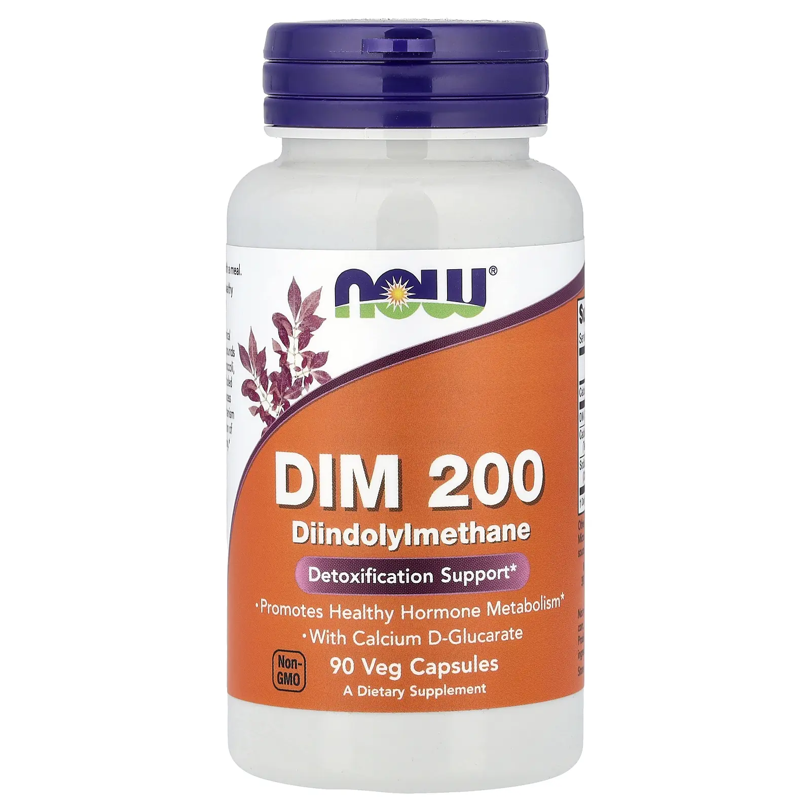 NOW Foods DIM 200, 90 Veg Capsules