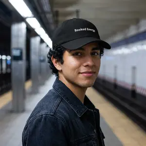 Booked Energy Dad Hat | Embroidered Adjustable Baseball Hat | Entrepreneur Hustle Hat