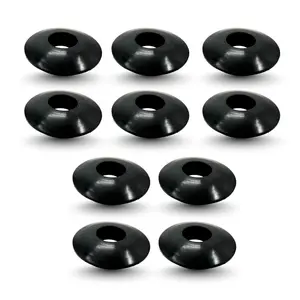 TORQUE 10 PCS Gladhand Seals for Air Brake Systems Rubber Glad Hand Gaskets for Semi Trucks & Trailers | Heavy-Duty Seal Washers Compatible with Velvac 035166 | Replacement for Air Line Hose Fittings