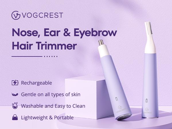 Electric Shaver Facial Nose Hair Remover for Women: 2 in 1 Painless - Rechargeable Hair Removal for Face Nose Ear Peach Fuzz Lips Chin Smooth Comfort