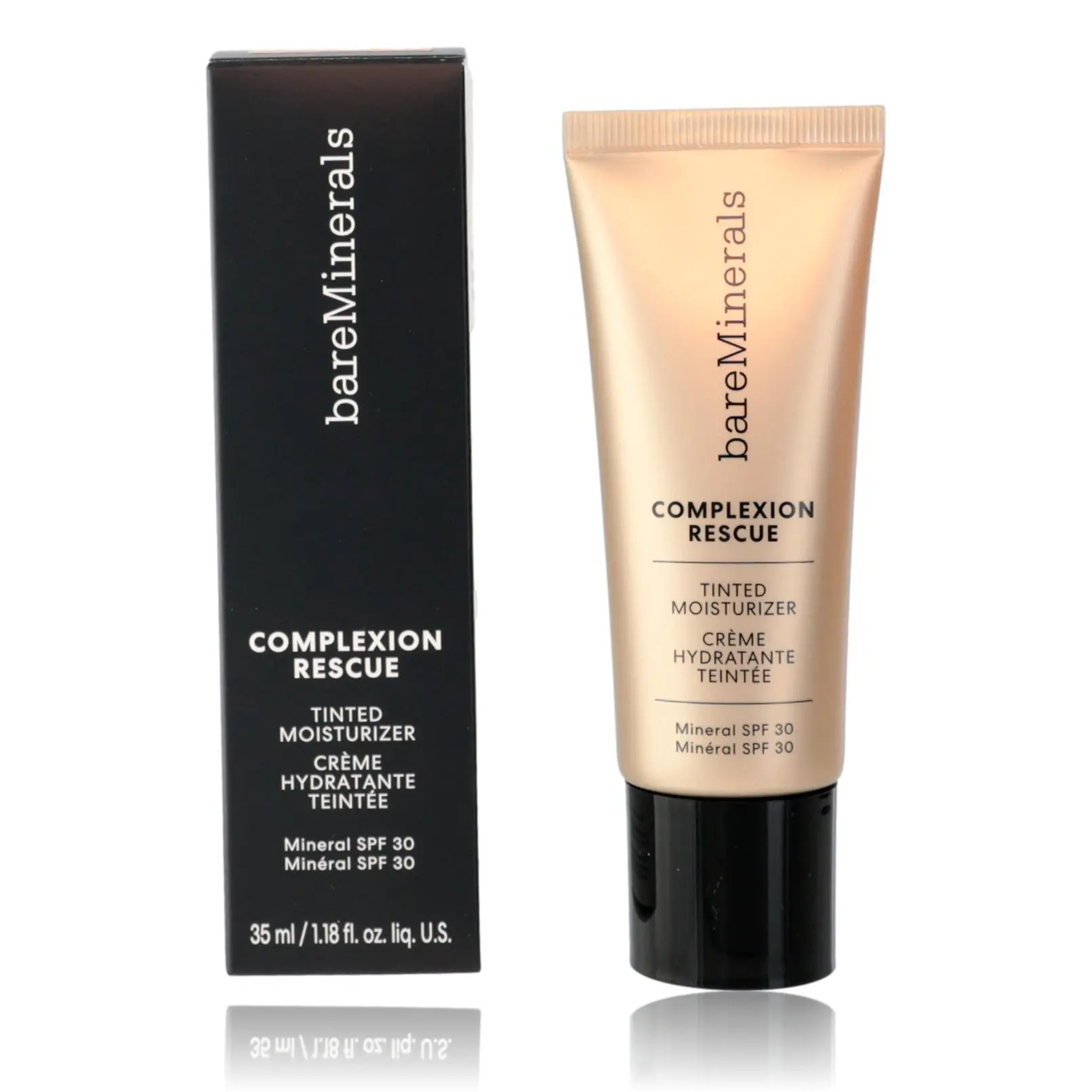 Bare Minerals Complexion Rescue 1.18 Tinted Moisturizer SPF 30 - Natural Pecan 05, Hyaluronic Acid, Moisturizing, Hydrate, Moisture, Hydrating
