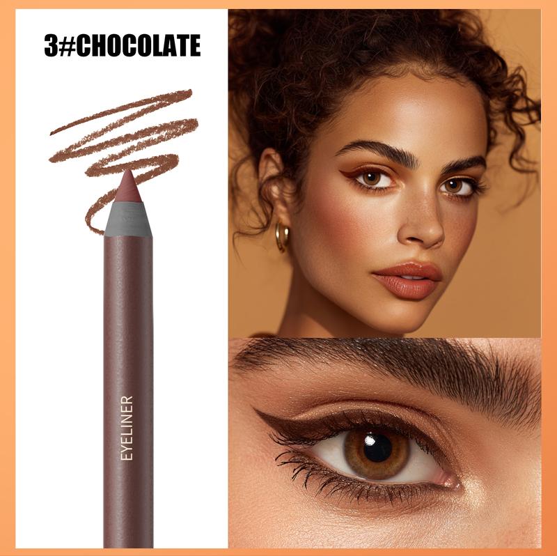 Waterproof Eyeliner Pencil - Long-lasting, Sweat-proof, Smudge-proof & Transfer-resistant - Cream Mousse Texture - Intensifies Eye Color - Doesn't Easily Flake or Clump