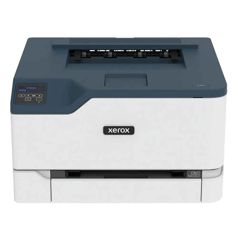 Xerox C230-DNI Color Desktop Printer - Work-Focused, Durable, Wi-Fi Enabled, USB Supported, Secure, 120 V, 600 x 600 dpi, Auto-Duplex, 251 Sheets Capacity, 42 lbs Media Support, Up to 24 ppm