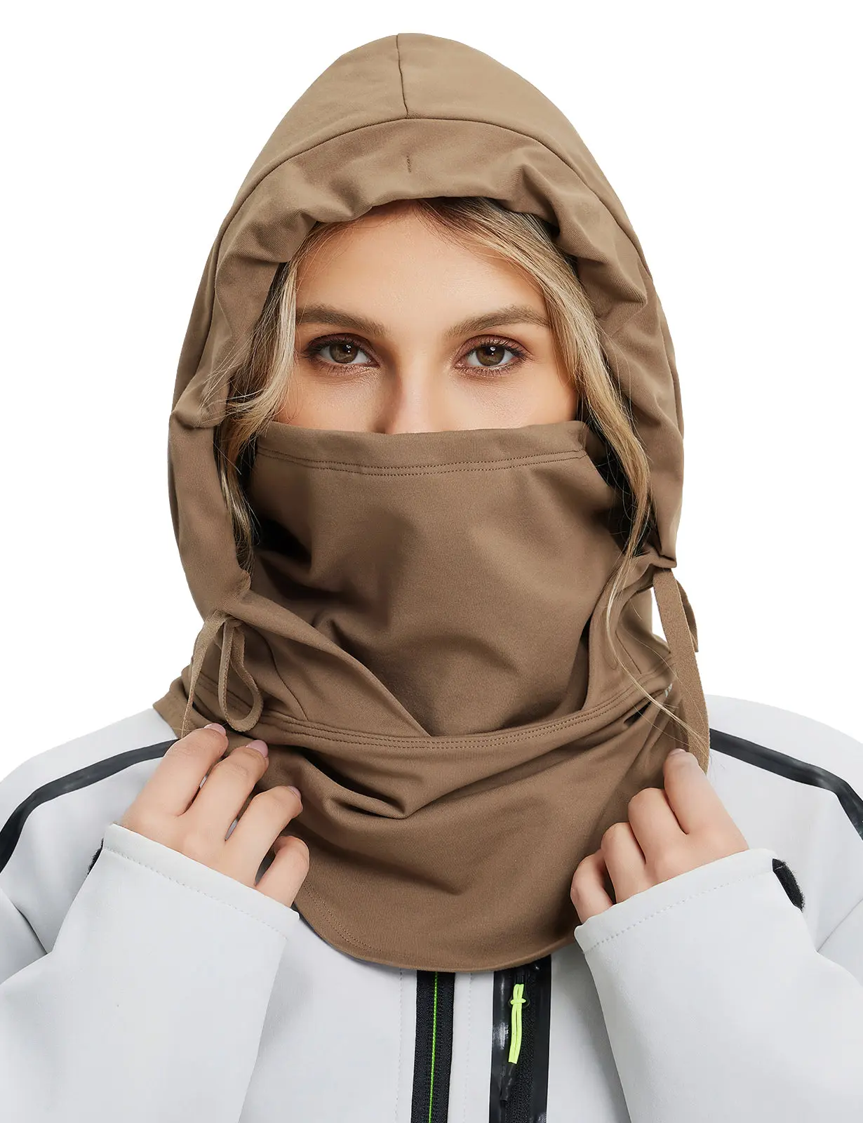 baleaf Thermal Balaclava Face Mask for Men & Women, Hinged Windproof Hood for Cold Weather Skiing & Snowboarding, Protective Gear, Sporty Face Covers & Mask