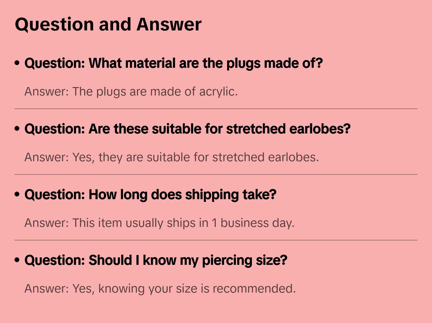 A Pair of Retro Bitch Single Flared Ear Gauge Plug