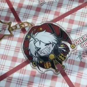 Pierrot Freak Circus Pierrot keychain Creepy Cute Alt Circuscore Collectible