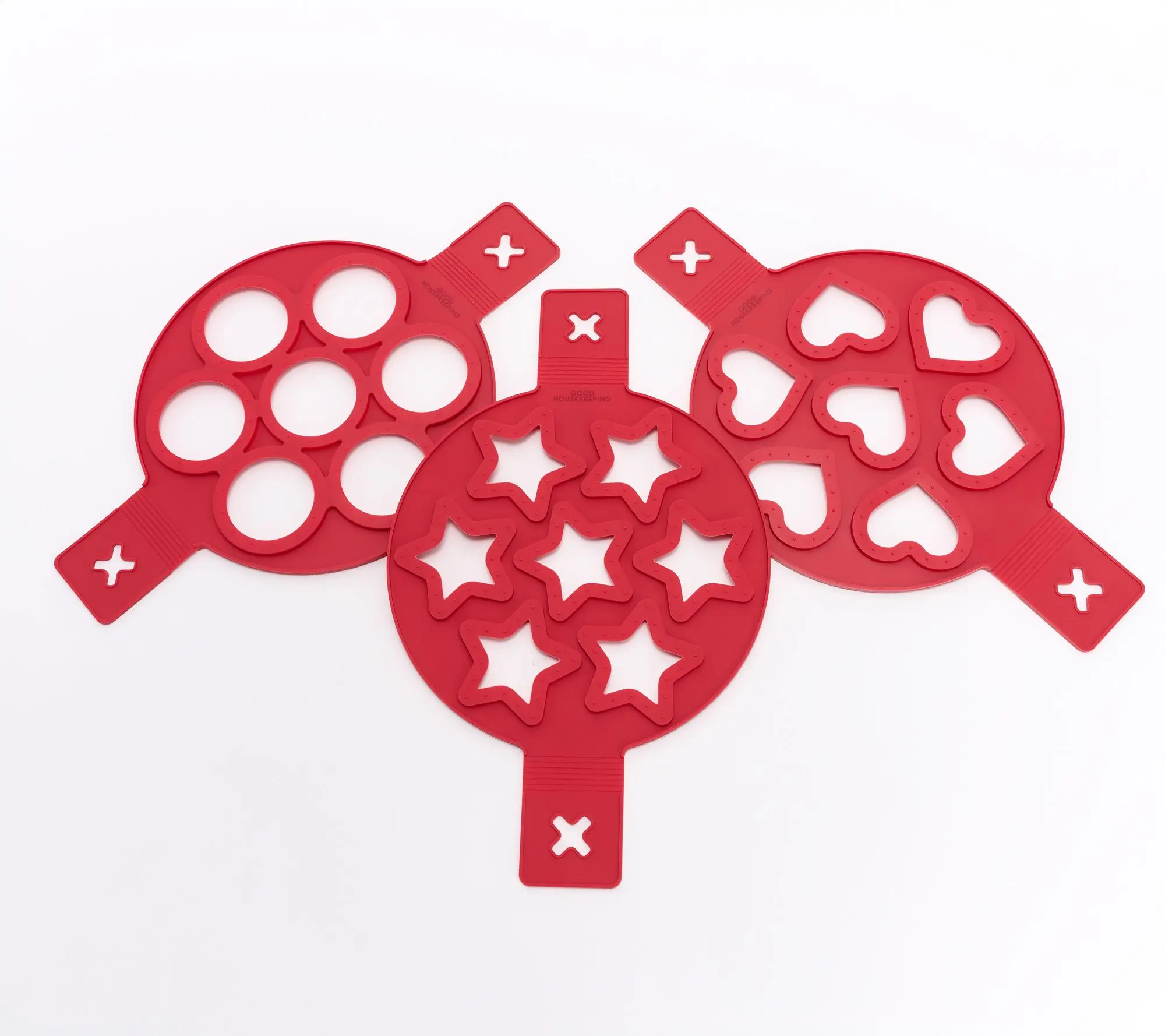 Good Housekeeping Set of 3 Muliti-Shaped Pancake Molds Good Housekeeping Set of 3 Muliti-Shaped Pancake Molds