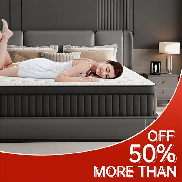 【200-day trial period】twin/full/king/queen Sponge Spring  Mattress,Medium Firm,8/10/12/14 Inch,for All Sleepers & Body Alignment-Motion Isolation Mattress，Antibacterial and anti-mite，Breathable，Hugging Comfort Cooler，Anti-slip and anti-fall，Durable