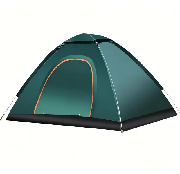 2-3 Person Double Door Camping Tent 1 Pack, Lightweight Waterproof Windproof Pop Up Tent with Rain Fly and Carrying Bag, Easy Setup Portable Tent for Outdoor Backpacking Beach Hiking