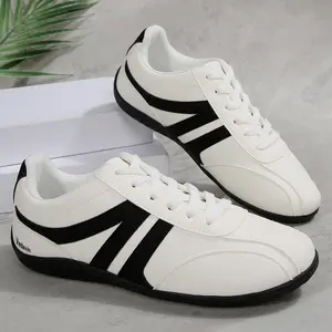 Women's Trendy Low Profile Athletic Sneakers Striped Design Lightweight Casual Shoes Springfresh
