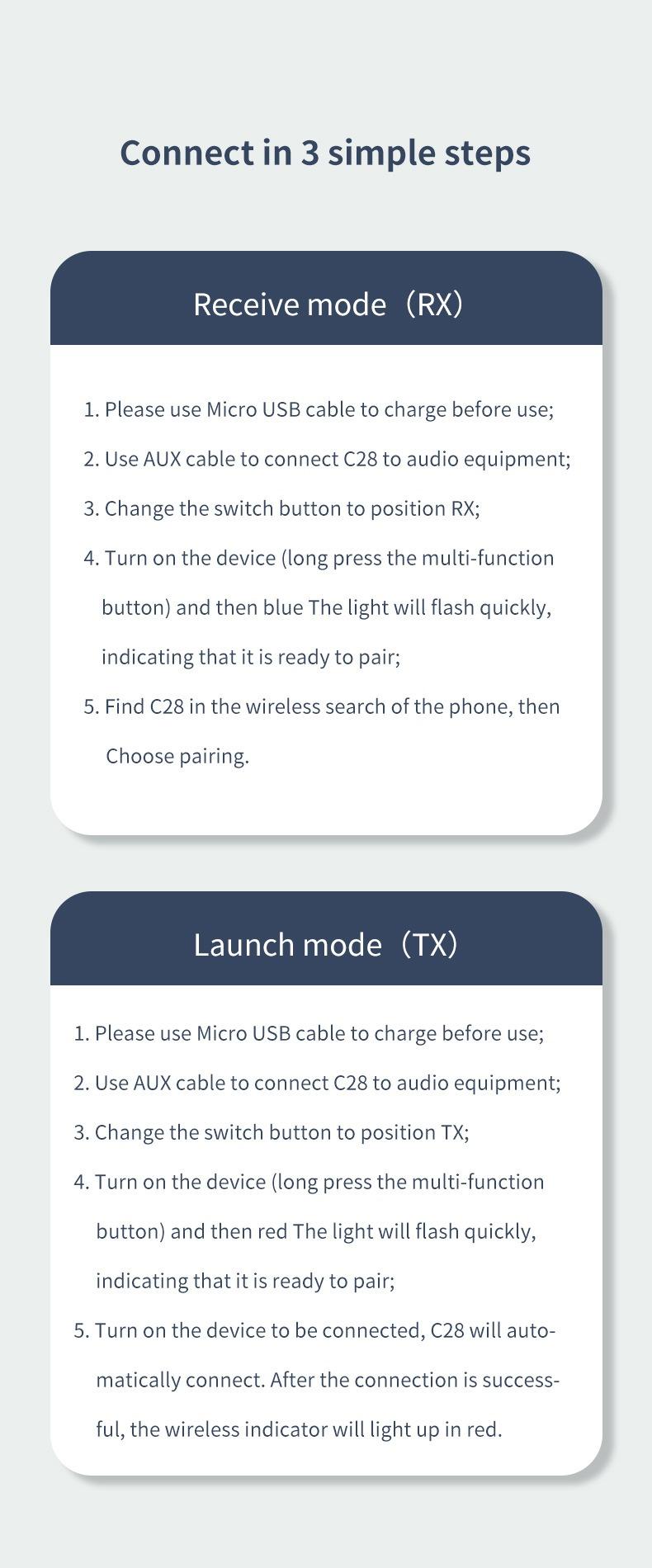 Bluetooth Audio Receiver Wireless FM Transmitter AUX Input Bluetooth-Compatible Sound Adapter for Car Automotive Bluetoothtransmitter Carplay Stick