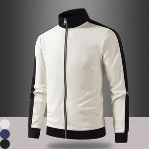 Y2K Color Block Track Jacket – Minimalist Urban Street Outerwear