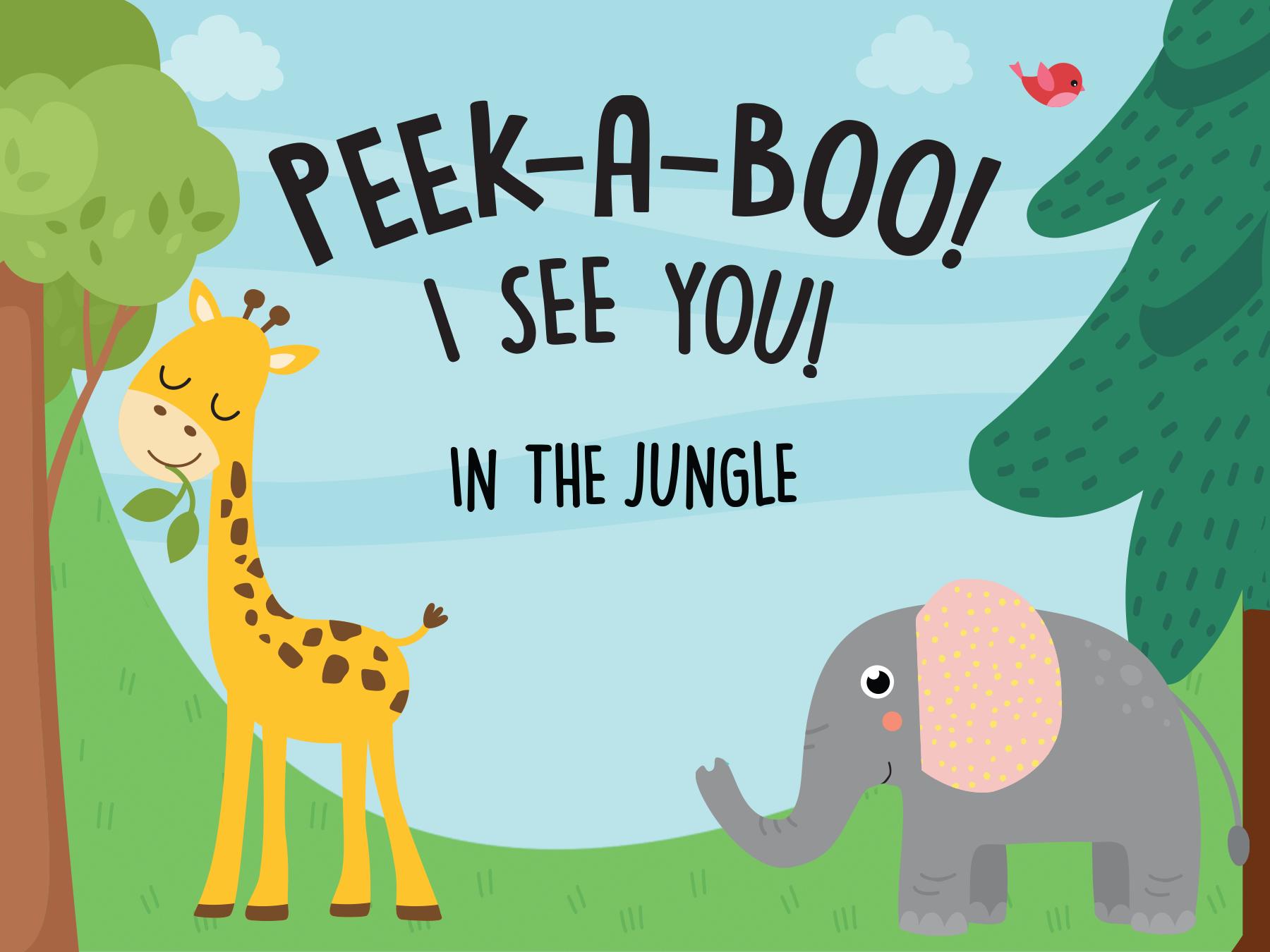 Skillmatics Peek-A-Boo Jungle Book - Soft Cloth Book for Baby, Infant & Toddler Toys, Crinkle Pages for Sensory Play, Gifts for Ages 6 Months and Up