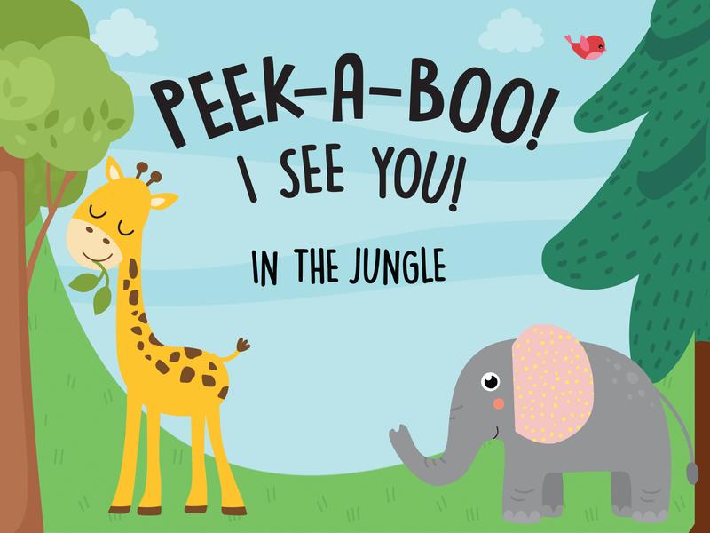 Skillmatics Peek-A-Boo Jungle Book - Soft Cloth Book for Baby, Infant & Toddler Toys, Crinkle Pages for Sensory Play, Gifts for Ages 6 Months and Up