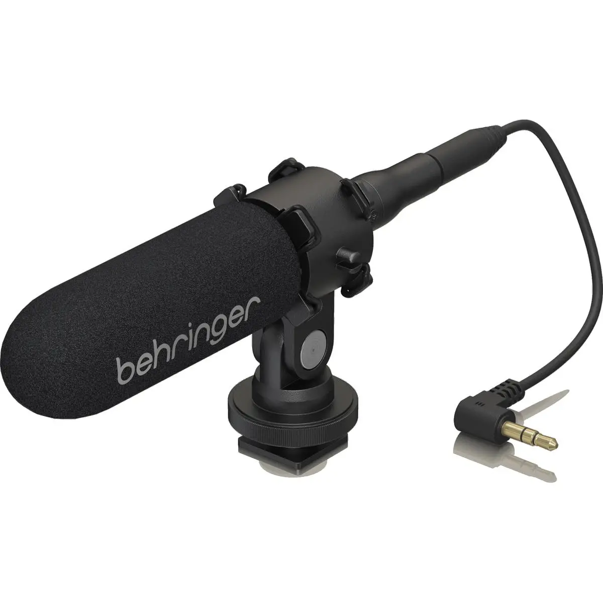 Behringer Cardioid Condenser Shotgun Microphone with 3.5mm Audio Support, Camera Mount, Noise-Reducing Compact Accessory for Smartphone, DSLR Recording, Video Cameras, Cardioid Pattern