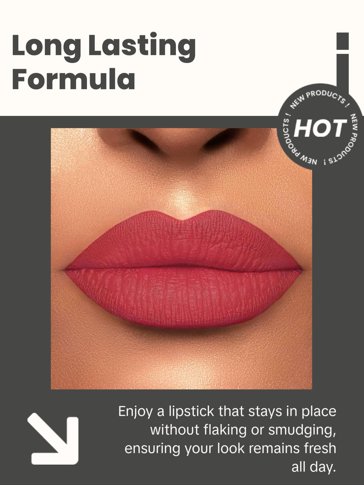 Appeal Cosmetics Ultra Creme Liquid Lipstick - Creamy Smooth Matte Finish Long Lasting Moisturizing Lip Color for All Day Wear