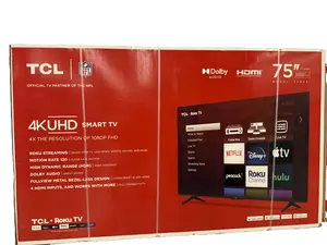 TCL 75” Class S4 (75S451) 4K UHD HDR Smart TV with Roku TV