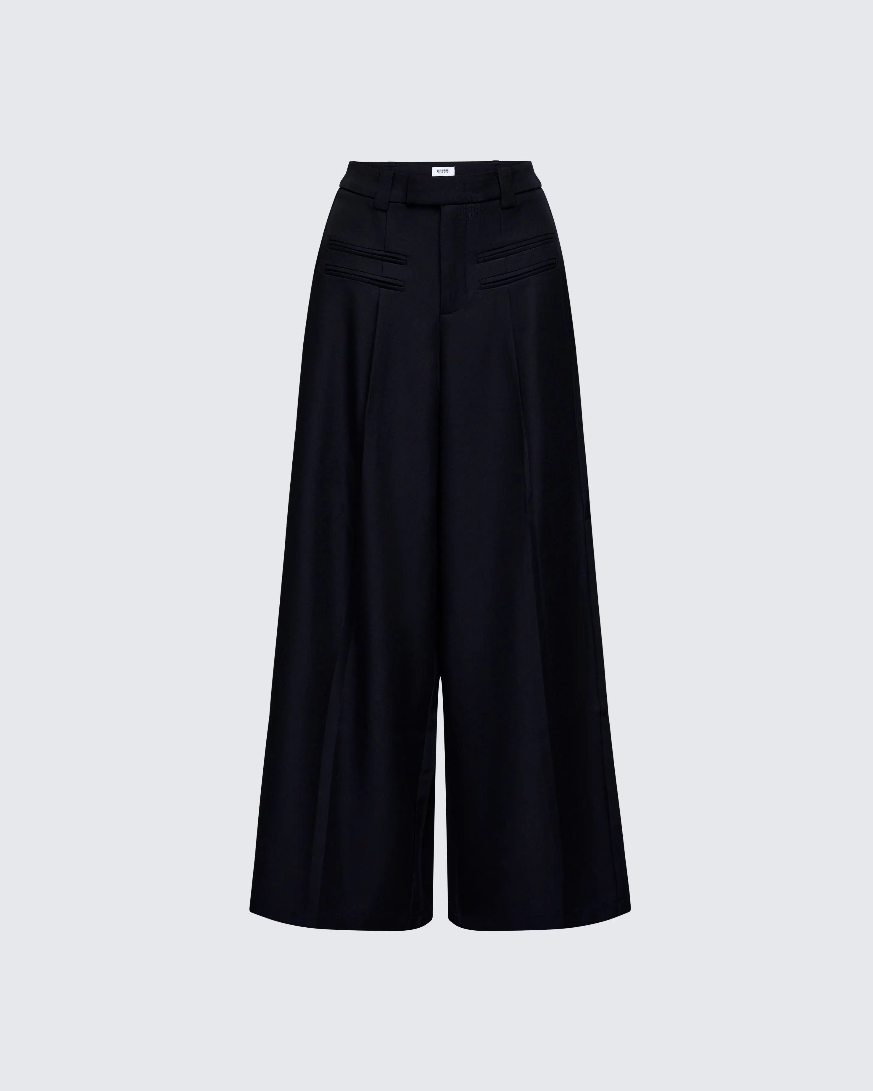 Cozbi Black Pressed Front Trouser