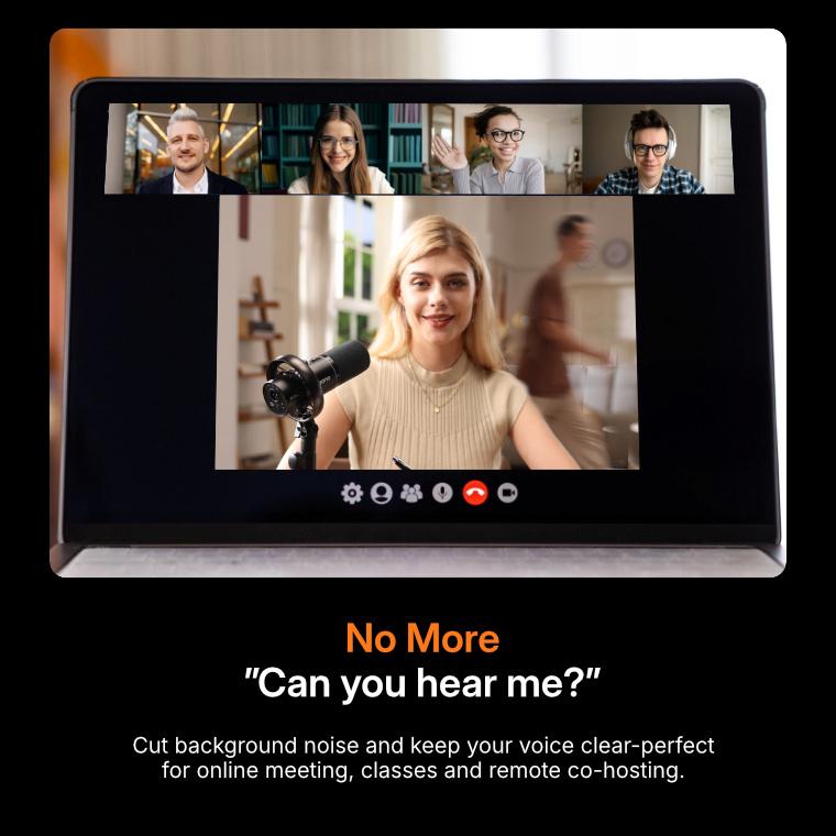 Maono PD200W Hybrid Wireless USB and XLR microphone for PC, Android smartphone, tablet, and Camera, Consoles, perfect for all podcasters, live streamers, gamers, and content creators.