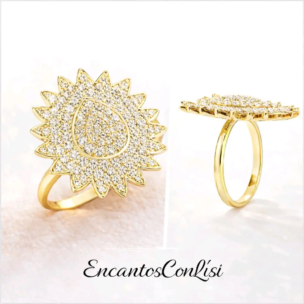 Anillo destello solar .. Laminado de alta calidad