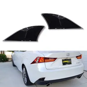 2pcs OE-Spec Smoke Rear Bumper Reflector Lens Assy For Lexus IS IS250 IS300 IS350 ISF,Replace OEM 8192053050 8191053051 8191053050, OEM 81920-53051 81920-53050, 81910-53051 81910-53050, 8192053051