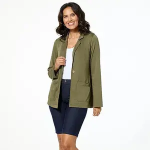 Hue French Terry Knit Blazer