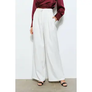Ivory Flow Trousers