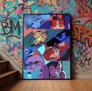 Dandadan Anime Poster, Paranormal Sci-Fi Manga Wall Art( Unframed - Print Only )