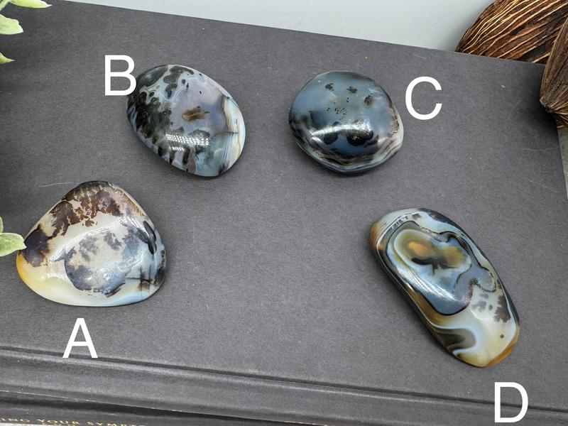 Dendritic Agate Stones Decor Ornaments
