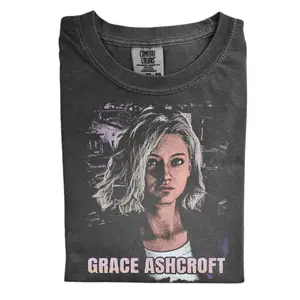 The Grace Ashcroft Resident Evil Comfort Color Shirt, Video Game Graphic Shirt, FBI Agent Shirt, Gift for Men, Gift for Women, Crew Neck T-shirt, Trending T-shirt