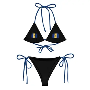Barbados String Bikini Set, Caribbean Triangle Bikini