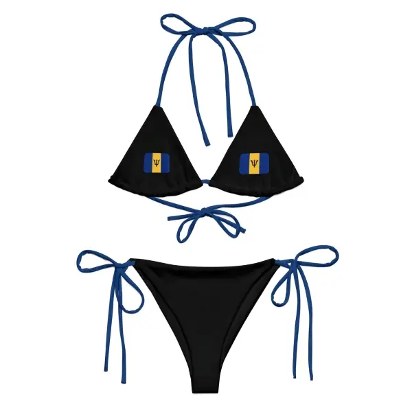 Barbados String Bikini Set, Caribbean Triangle Bikini