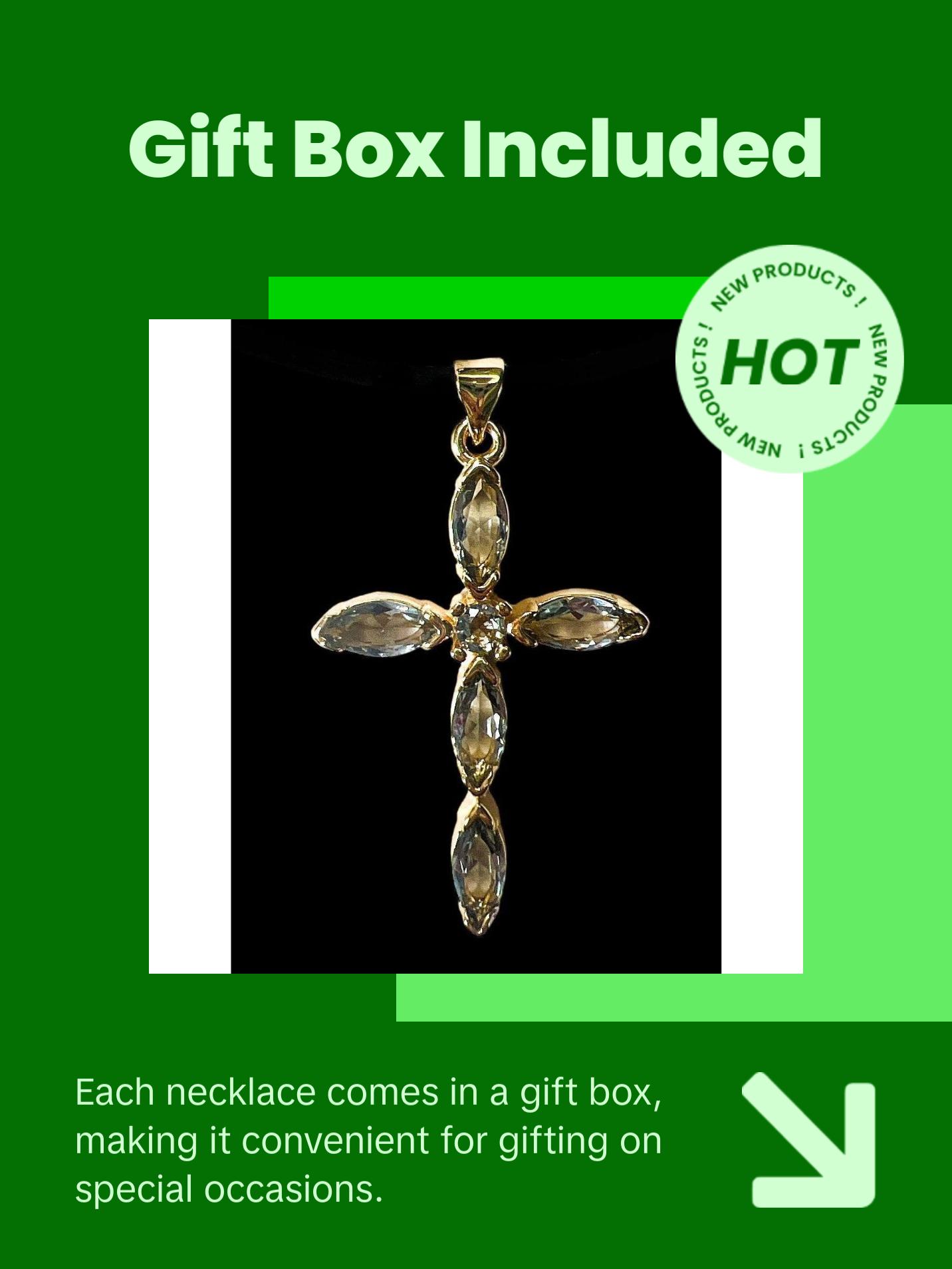 “Venice” cross necklace