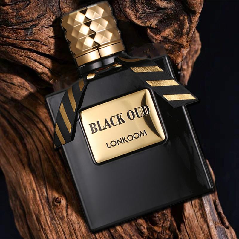 Long Lasting Perfume 100ml Woody Aromatic Fragrance FOR MAN Halloween  Gifted package Lonkoom 100ml Perfume OUD BLACK EDT