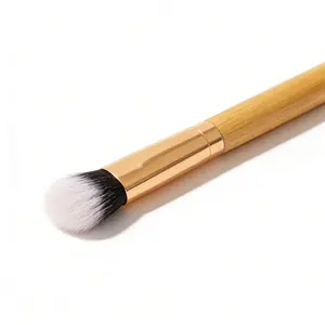 concealer paw brush - angled for seamlessapplication Soft Buffing Makeup Brush Set Silk Finish Powder Foundation Brush