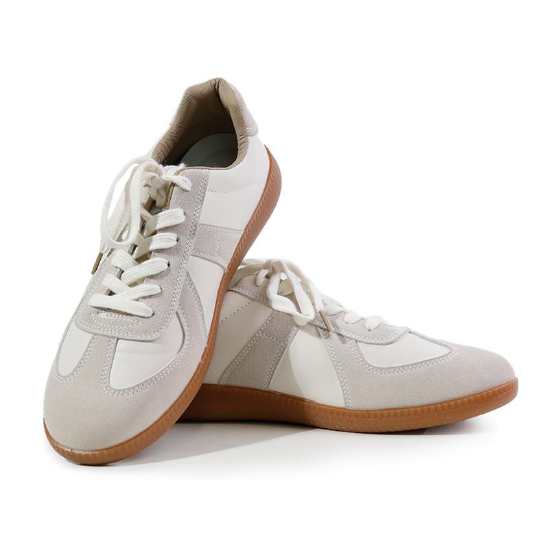 EVELLYHOOTD Men's Army Training Shoes Lace Up Casual Trainers Breathable Lightweight Non-Slip Sneakers Comfortable Running Style Shoes【Size Runs Small】