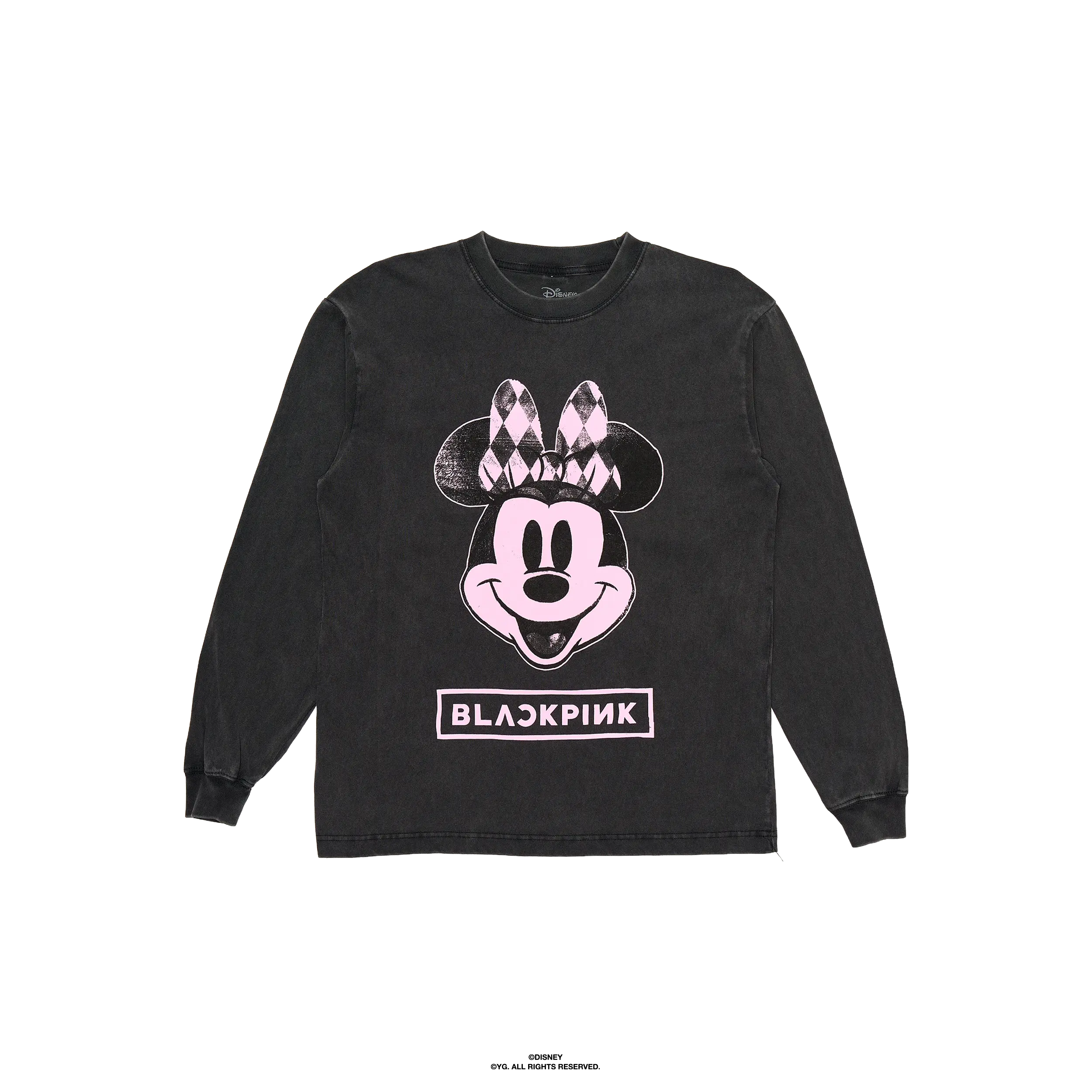 Disney x BLACKPINK Minnie Long Sleeve - Charcoal - TikTok Shop