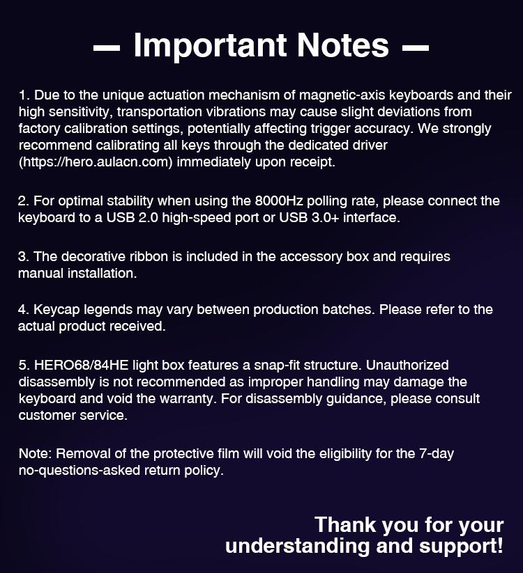 AULA HERO 68 HE 60% Gaming Keyboard Wired, Hall Effect Magnetic Switch Keyboard with Adjustable Actuation, Rapid Trigger Mode, 8K Hz Polling Rate, 0.125ms Latency,Side Printed PBT Keycaps, RGB Backlit TikTokShopfalldealsforyou