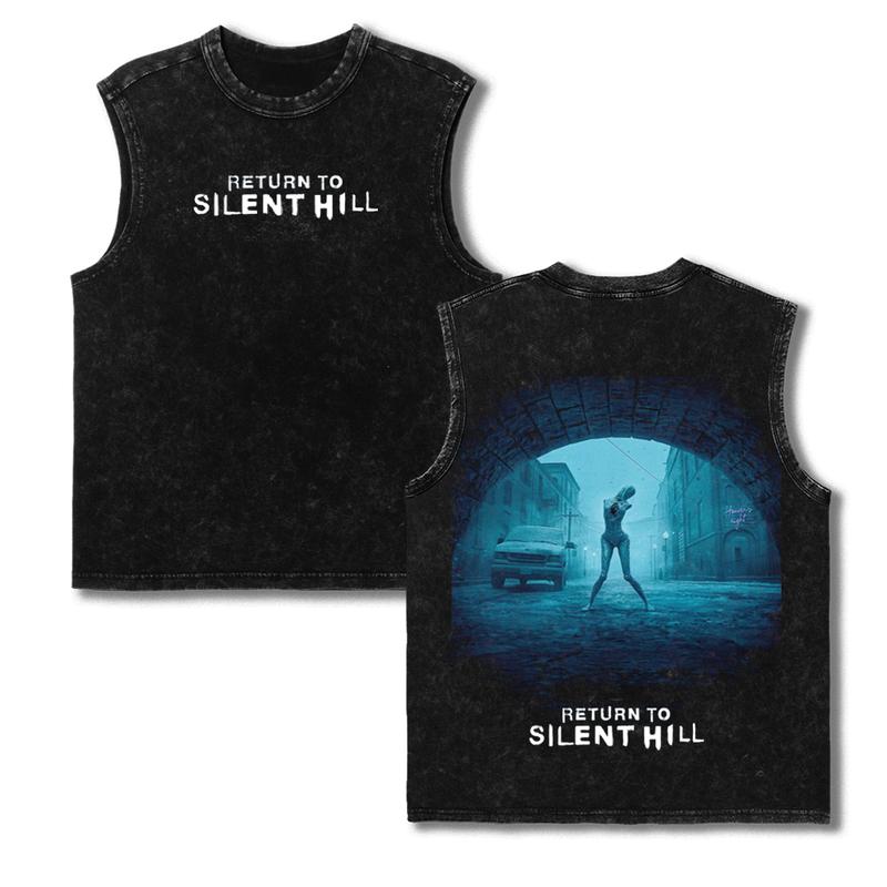 Return Silent Hill 2026 Movie Washed T-Shirt, tanktop, Sweatshirt Film Lover Tee, Cinema T-shirt, Men Gift, Movie Buff Apparel, Film Festival Wear, Cinema Fan Top