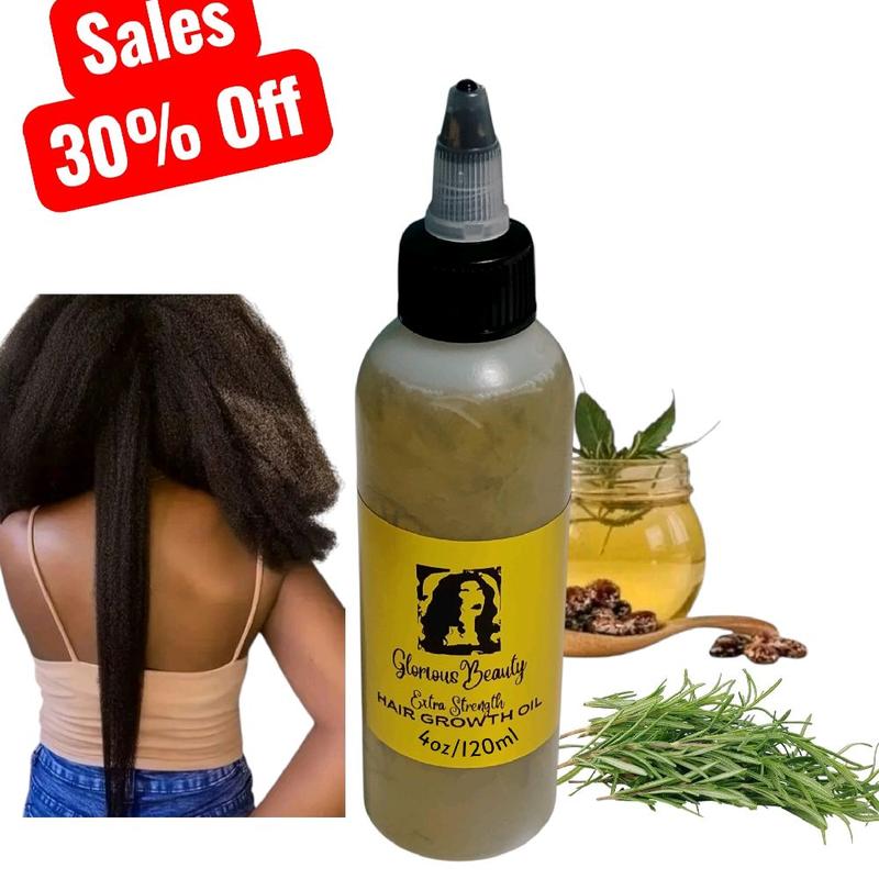 Handcraft Blends Strong Hair Growth Oil Castor Oil with Rosemary Oil 120ml 100% Pure and Natural Premium Grade Carrier Oil Eyelashes and Eyebrows Hair and Body 4oz