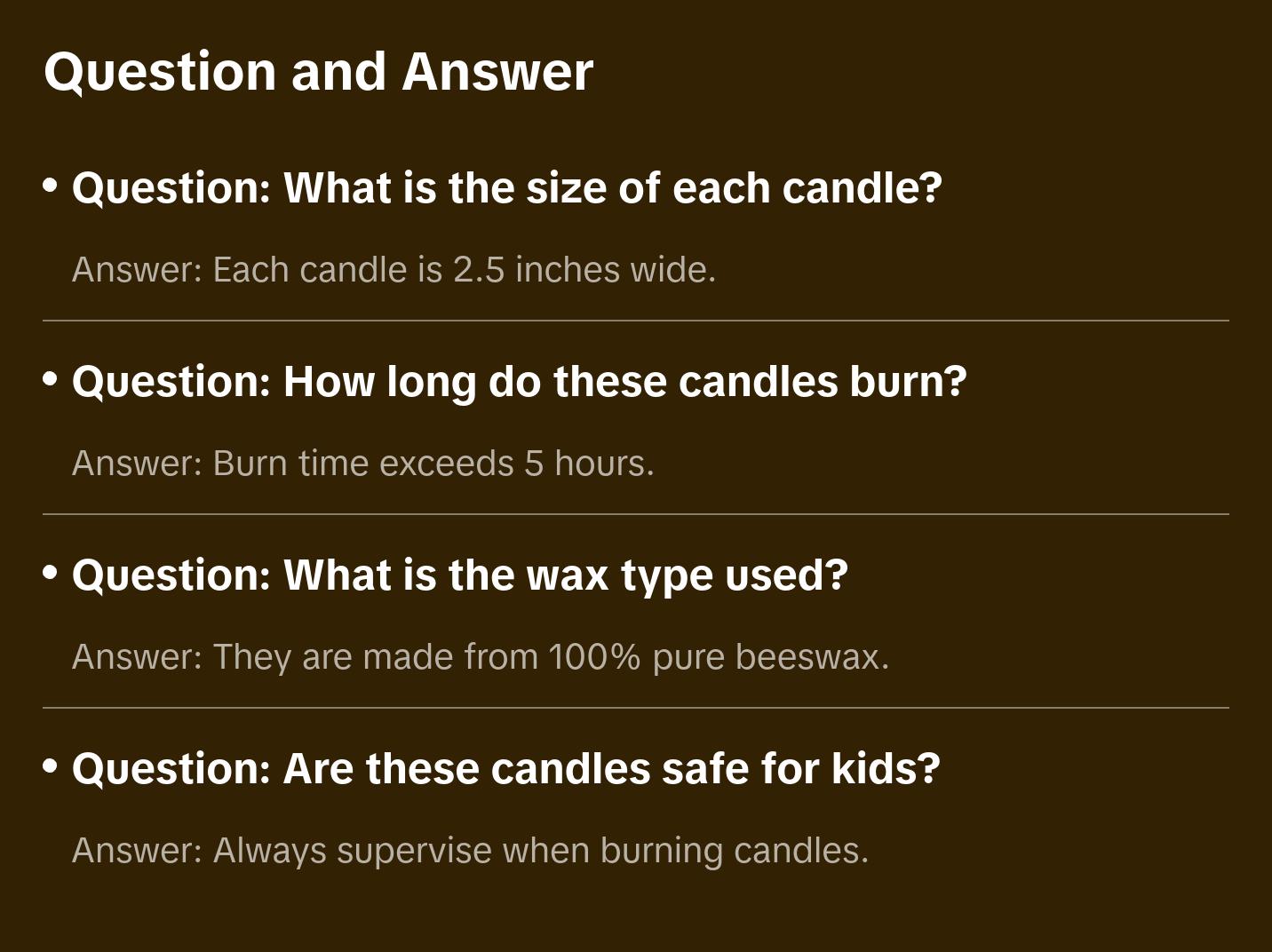 Set of 2 chrysanthemum candles - 100% pure beeswax - 2.5”