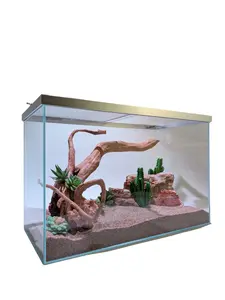 Lifegard Low Iron Glass 5 Gallon Rimless Long Terrarium