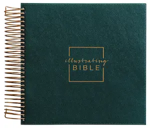 CSB, Spiral-bound Illustrating Bible, Leathersoft Spiral, Green: Draw, Write, and Reflect Your Way Through Scripture