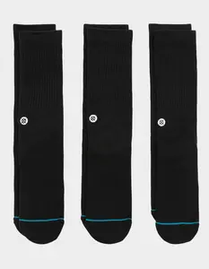 STANCE Icon 3 Pack Mens Crew Socks