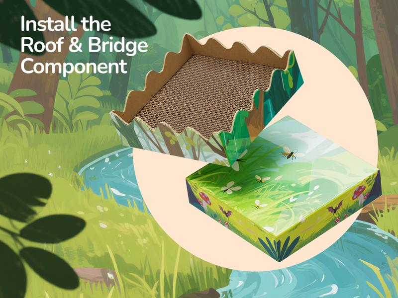 PalNests Cardboard Cat Tree 3-in-1 Multi-Level Tower with Scratching Posts & Tunnel for Kittens & Medium Cats DIY Recyclable PalNests Cardboard Cat Tree 3-in-1 Multi-Level Tower with Scratching Posts & Tunnel for Kittens & Medium Cats DIY Recyclable