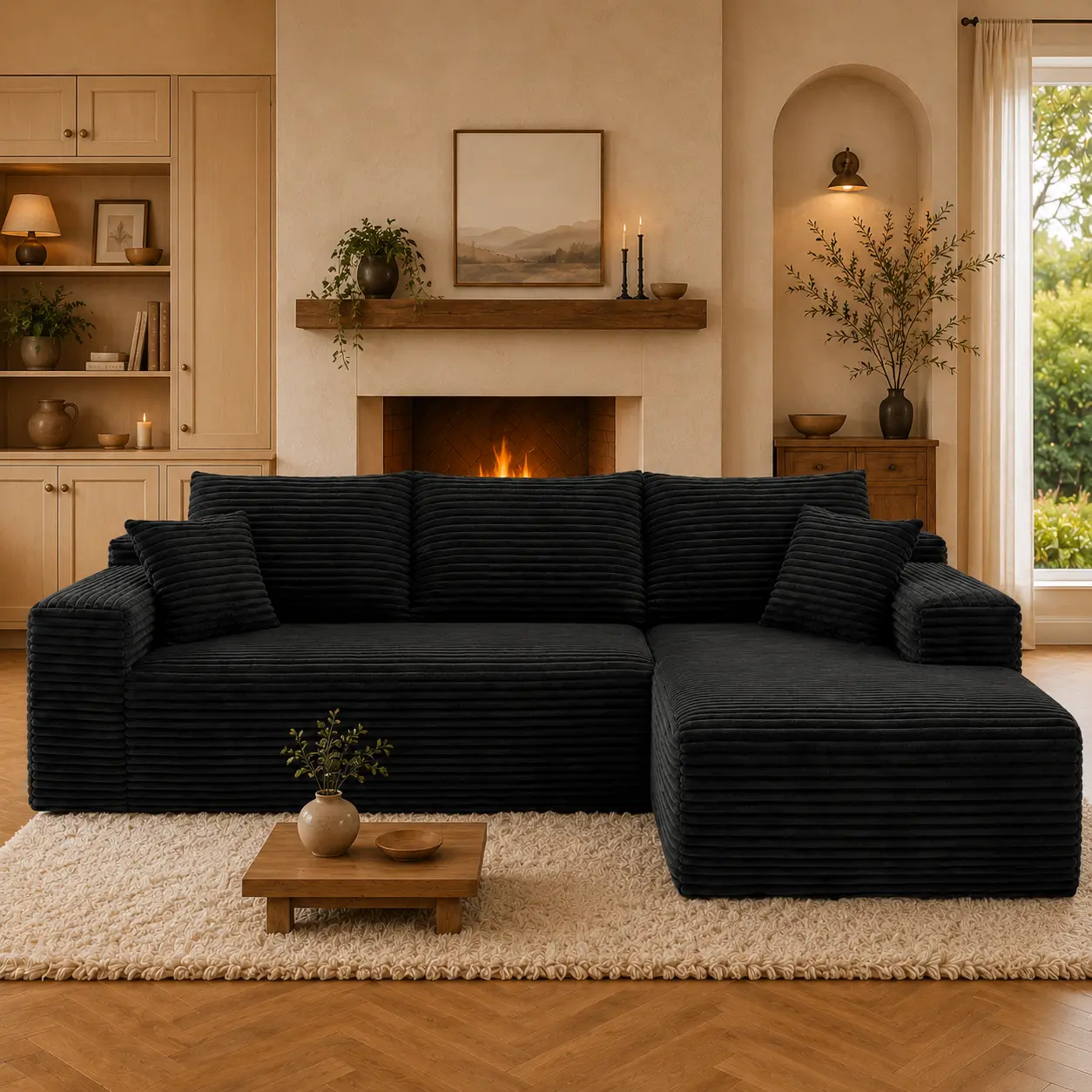 95.6”L-Shaped Modern Chenille Sofa Set,Free Combination Sofa for Living Room and Room(Side Recliner) Boneless Sectional Couch home Sofa family Couch boneless couches for living room,Living Room Couch,Moder outdoorfun,dorm essentials,home decor