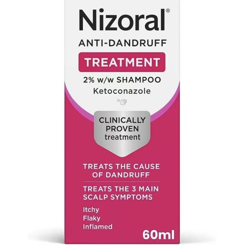 Nizoral Ketoconazole 2% Shampoo – Gentle Cleansing Formula for Scalp Care, 60ml