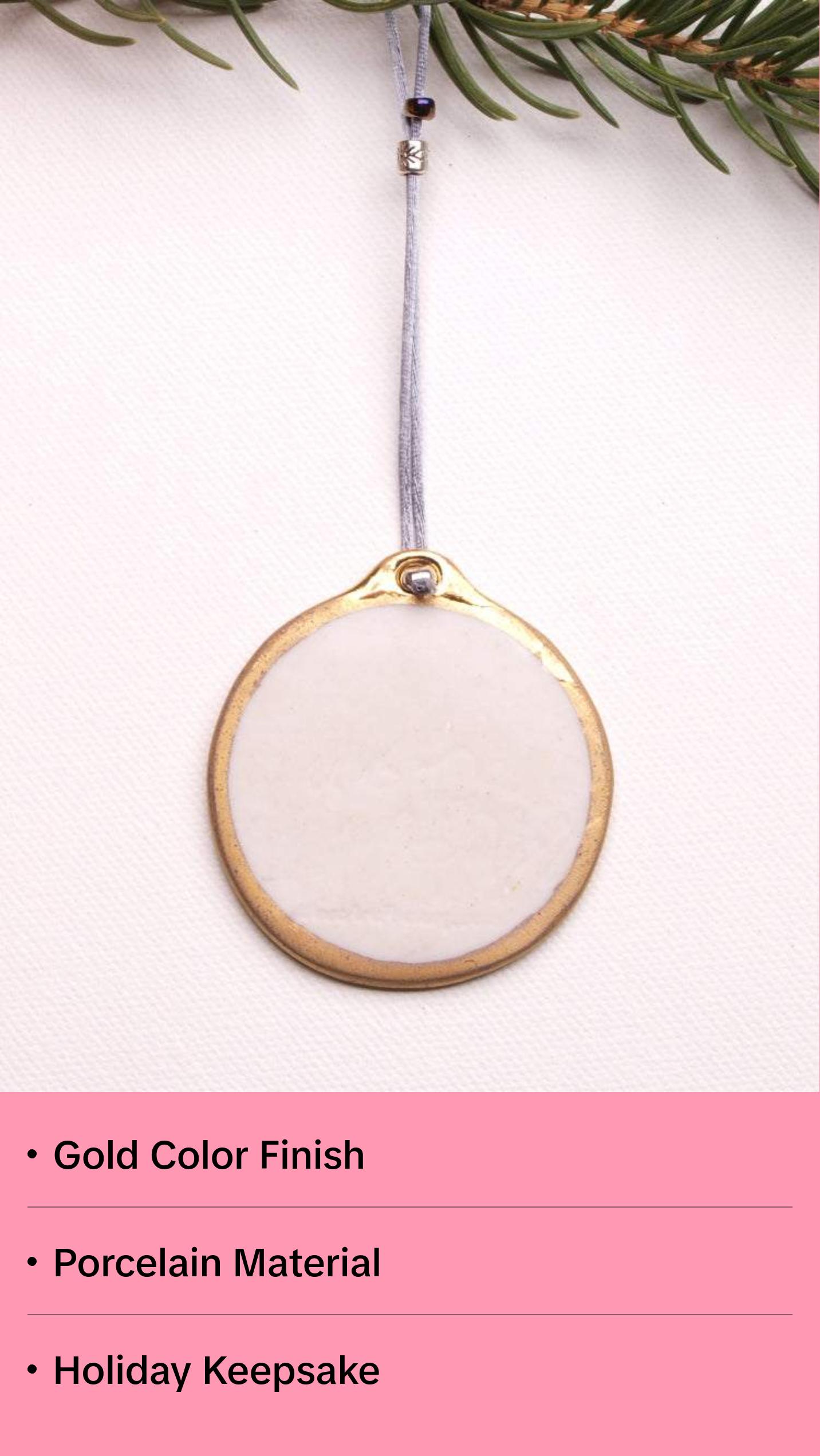 Elevate Your Holidays with a Ceramic Collectable Ornament – Golden Butterfly Magic