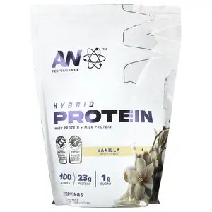 AN Supps Performance, Hybrid Protein, Vanilla, 1.6 lb (725 g)